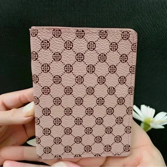 The Classic Card Wallet Flap in Pink - Picture 1 of 8